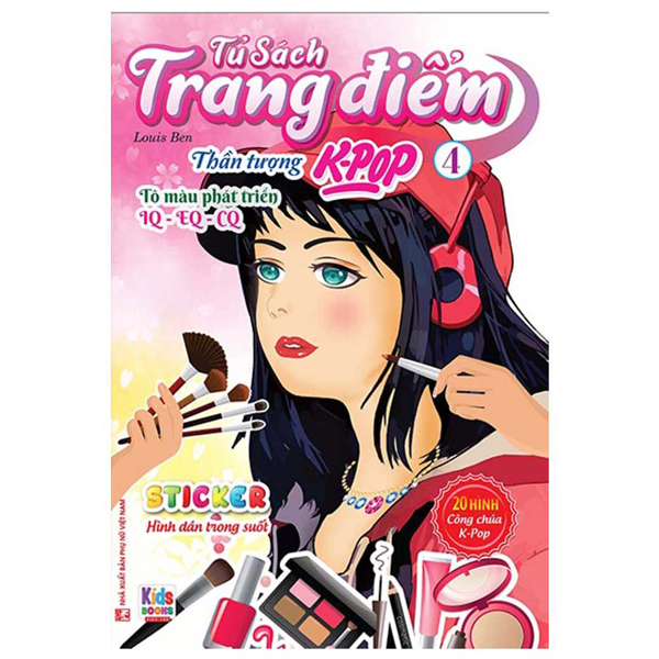 Fahasa - Tủ Sách Trang Điểm - Thần Tượng K-Pop - Tập 4 - Sticker Hình Dán Trong Suốt