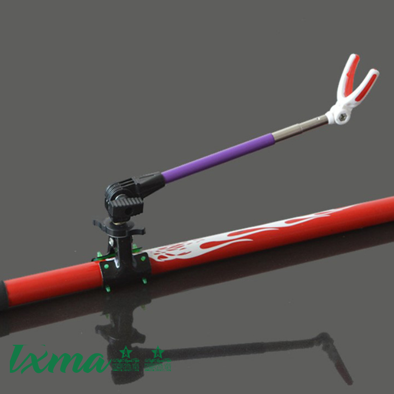 [txma] Telescopic Fishing Bracket Rod Holder 3 Sections Bracket Support Stand Tool