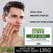 Greenika Tea Tree Soap: Clear Skin Solution for Men