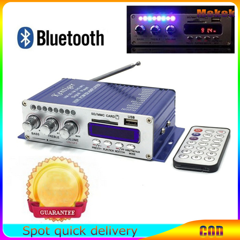 502S bluetooth mini khuếch đại điều khiển USB từ xa/SD thẻ máy nghe nhạc FM Đài phát thanh Bộ khuếch đại công suất