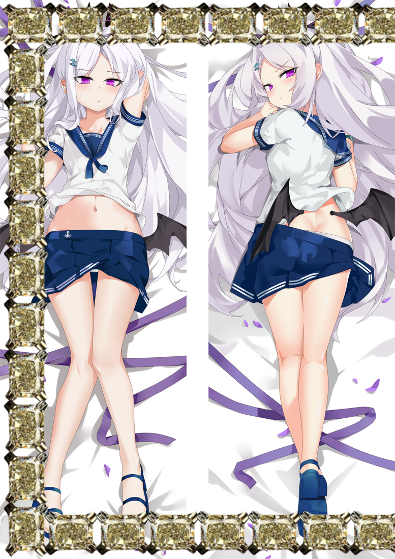 Sorasaki Hina Dakimakura Waifu Blue Archive Vỏ gối nhập vai In hai mặt Anime Ôm Body Cushion Cover