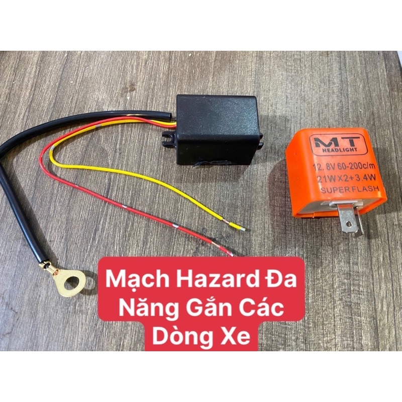 Mạch hazard đa năng gắn các dòng xe máy nháy 4 bóng xi nhan