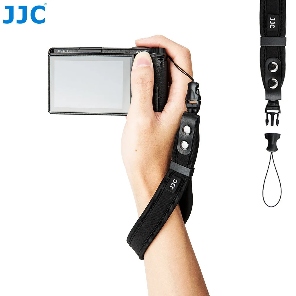 【Captivating】 Jjc Camera Strap Soft Neoprene Hand Wrist Strap For Zv1 Zv-E10 Rx100 Rx100 Va V Iv Iii Ii A6600 A6400 A6300 A6000