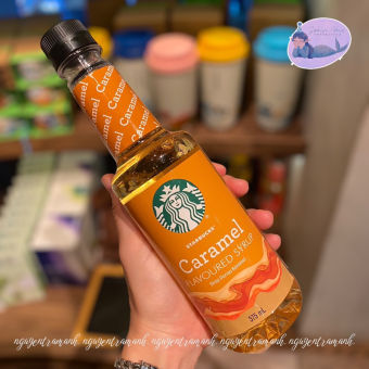 SYRUP STARBUCKS - SIRO PHA CHẾ STARBUCKS VỊ CARAMEL 375ML