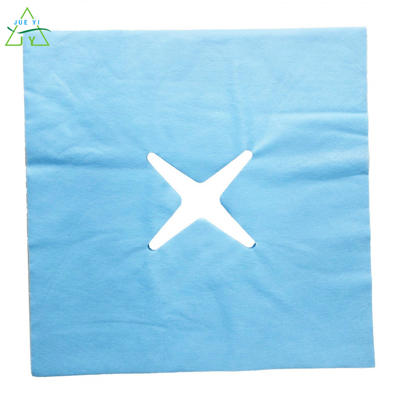 KS Disposable Facial Pillow Cover with Star-Shaped Cutout for Spa Massage Bed, Breathable Non-Woven Fabric ราคา 71 บาท*ส่งฟรี