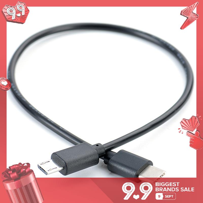 Refreshing Loại C Nam để Micro USB nam Sync phí OTG phí USB-C Cáp dây adapter