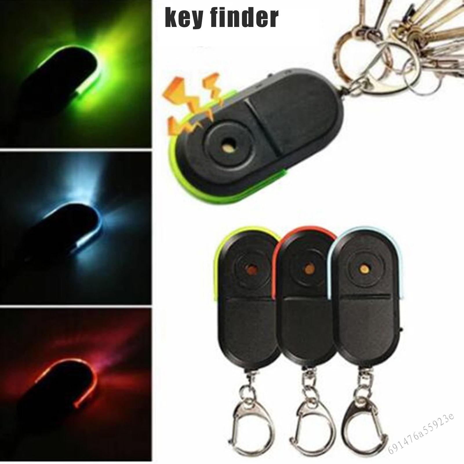 [Hàng mới có sẵn] Thiết bị báo động thông minh chống thất lạc mini không dây mini mới Công cụ tìm chìa khóa định vị khóa tìm kiếm Móc khóa chống mất âm thanh còi với cảm biến ánh sáng LED GRI-VN
