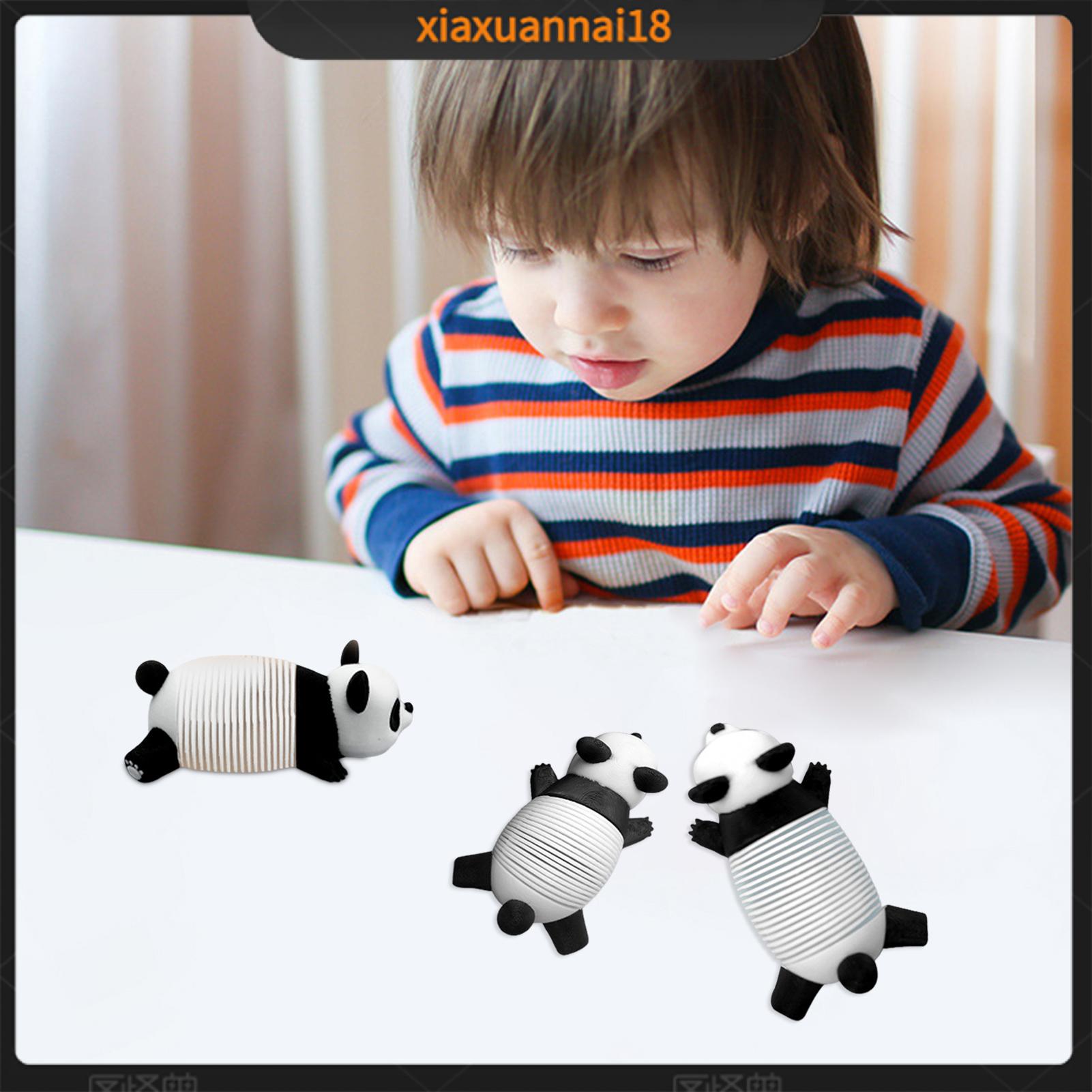 Xiaxuannai Di Chuyển Panda Bức Tượng Mùa Xuân Gấu Trúc trang trí xe Đáng Yêu Panda Bức Tượng Cho Bảng điều khiển xe hơi Trang Trí Hoàn Hảo Fidget Đồ Chơi Cho Trẻ Em Và Người Lớn Di Chuyển Tượng điêu khắc hình động vật Trang Trí