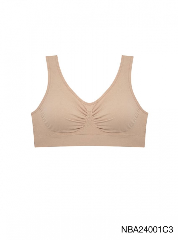 [Online Exclusive] Sabina Habpy lady Level 1 Wireless Bra Style No. NBA24001C3 - Sand ราคา 249 บาท*ส่งฟรี