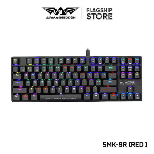Armaggeddon SMK-9R RGB Falconet Outemu Switch Mechanical Keyboard | 87 Key Low-Profile | 16.8 Million Colour RGB Effect Singapore