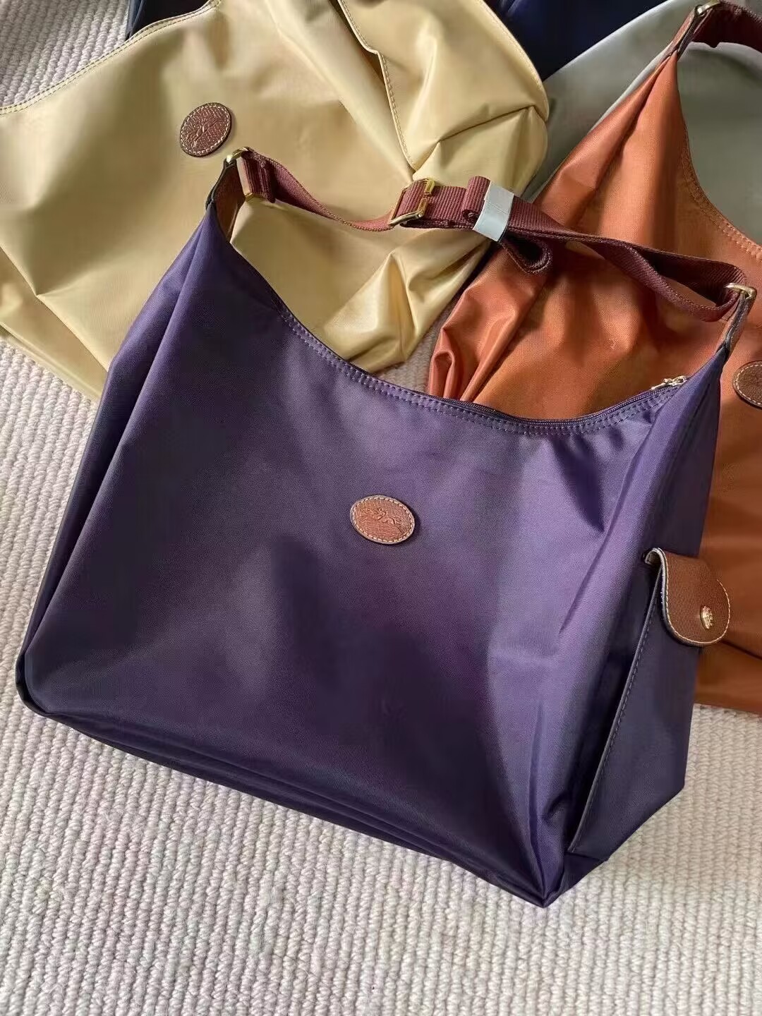 LONGCHAMP 1948 Auth Hobo Shoulder Bag  Longchamp bag, Leather shoulder  bag, Shoulder bag