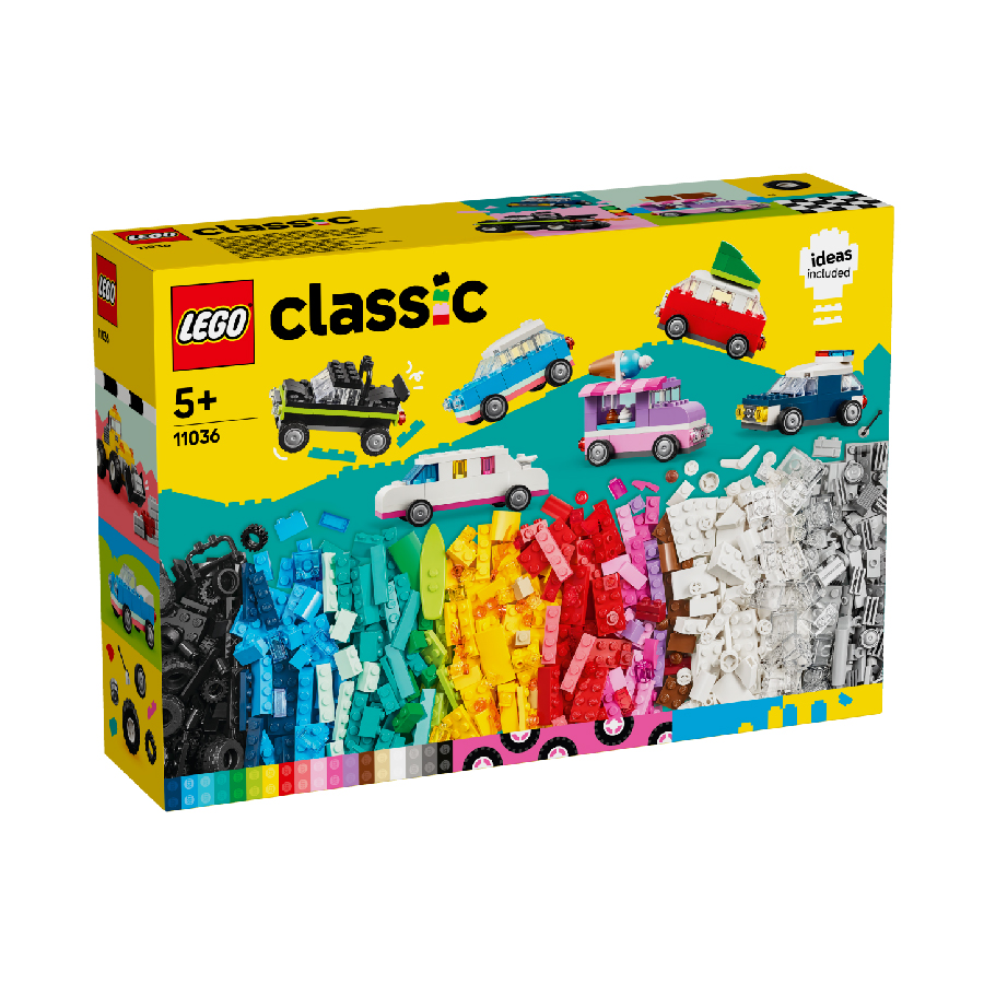 Đồ chơi lắp ráp bộ gạch chi tiết chủ đề phương tiện xe lego classic 11036 lego classic 11036