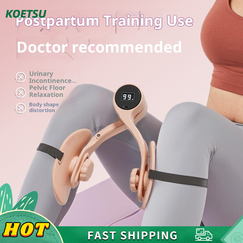 Chân Toning & sàn chậu huấn luyện viên với bộ đếm kỹ thuật số cho phục hồi sau sinh và kegel bài tập
