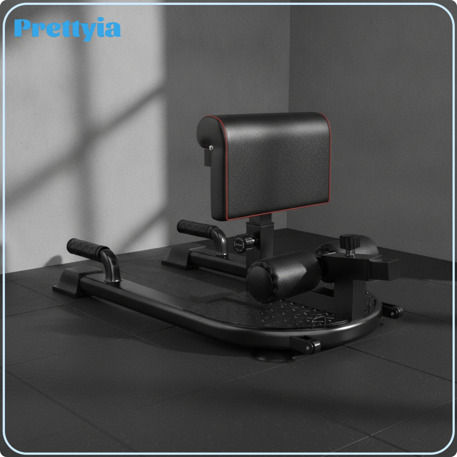 Prettyia Padded Sissy Squat Bench Compact Squat Coach with Leg Support Comfortable Home Gym Workout Equipment Heavy-Duty for Fitness Enthusiasts ราคา 21,679 บาท*ส่งฟรี