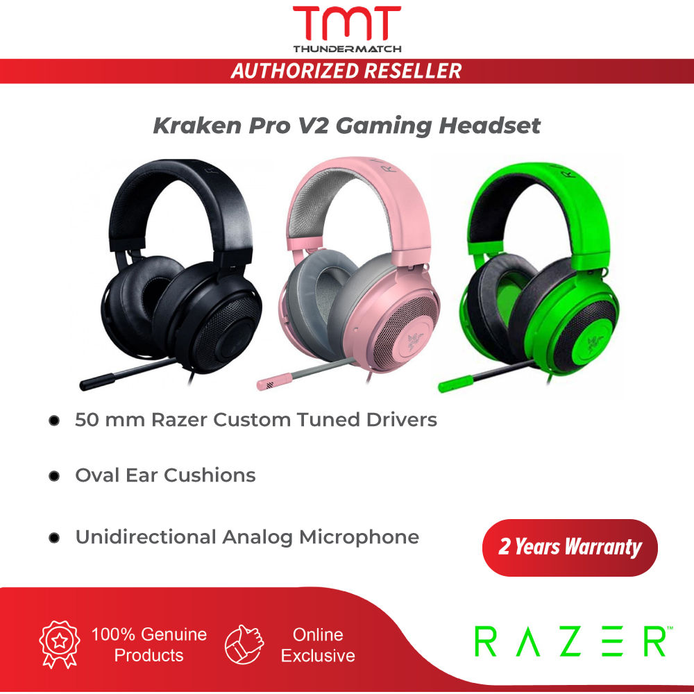 Shop Latest Razer Kraken Pro V2 Oval 