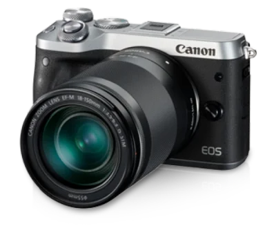 Canon EOS M6 (Silver) EF-M 18-150mm f/3.5-6.3 IS STM Lens Kit