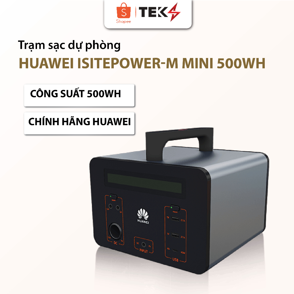 Trạm sạc dự phòng HUAWEI iSitePower-M Mini 500wh - BH 06 tháng