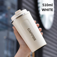 VIVOLILV  แก้วเก็บอุณหภูมิ แก้วเก็บความเย็น 380ml/510ml แก้วกาแฟ สแตนเลส แก้วกาแฟร้อน แก้วสแตนเลส 304 เก็บได้ร้อน/เย็น Soqil_th