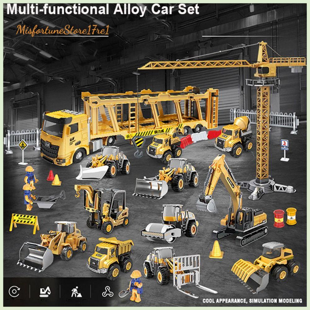 MISFORTUNESTORE17RE1 Nhựa Bộ xe công nghệ 10 kiểu dáng Hợp  đa chức năng Máy trộn đào, xe nâng Chất lượng cao Xe nâng lớn