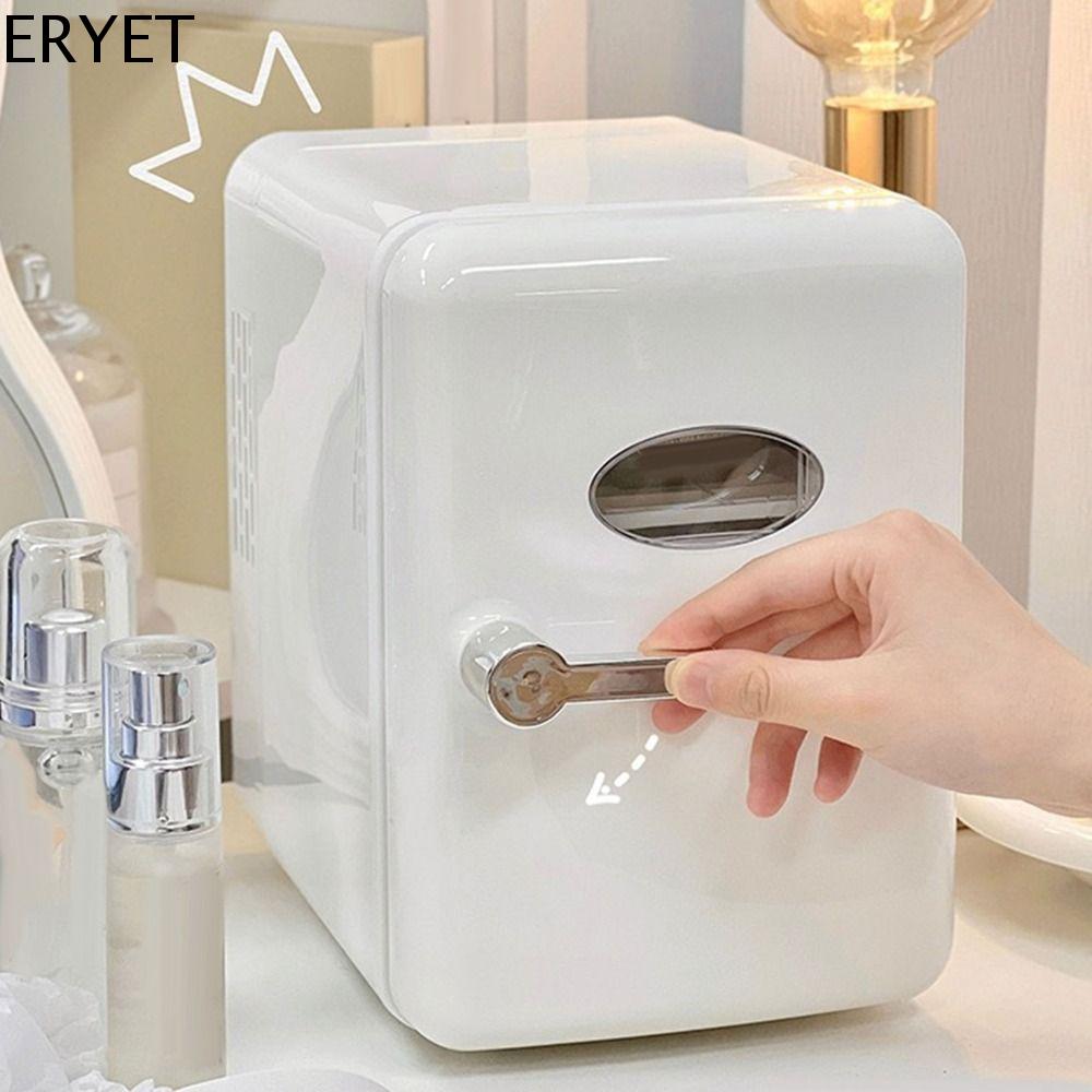 ERYET 4L 6 lon Tủ lạnh mini xe hơi 4L Nóng và lạnh Làm lạnh Tủ lạnh trang điểm 4L Tủ lạnh mini Mini Tủ lạnh mini 6 lon 4L Xe tải