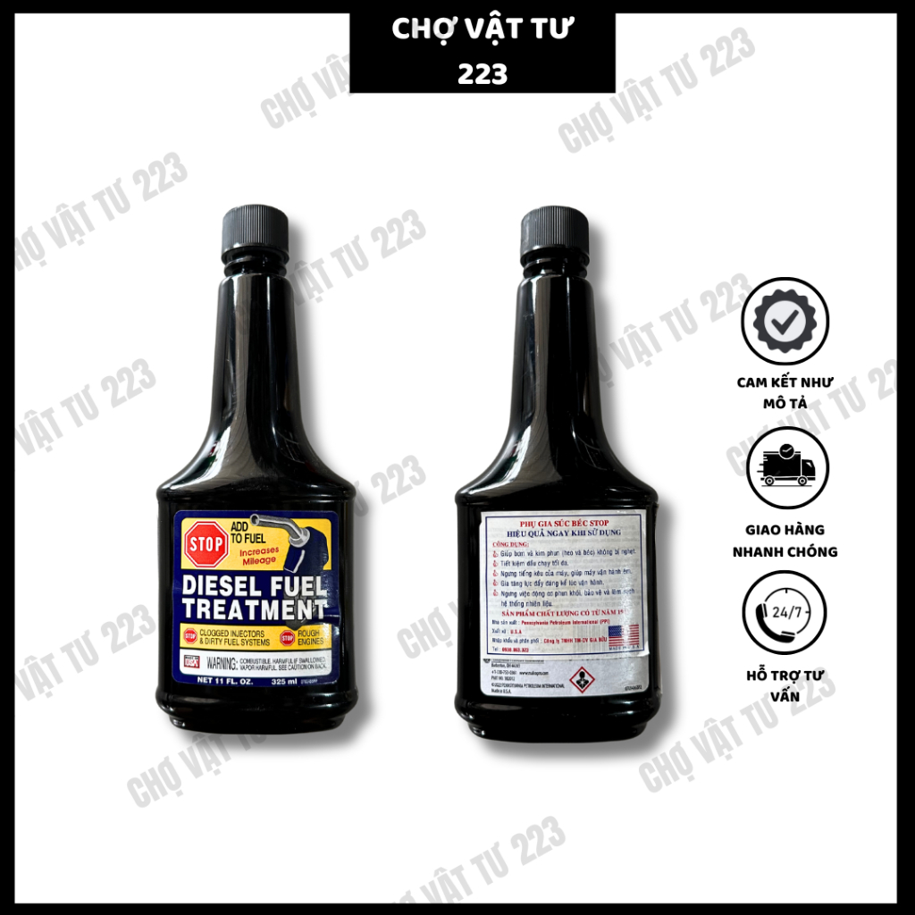 🚖 Dung dịch vệ sinh kim phun - Máy dầu diesel cho động cơ công suất vừa và lớn_Chỉ sử dụng cho máy dầu diesel
