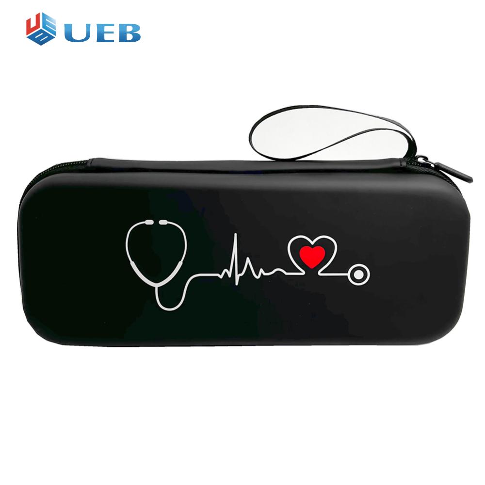 Carrying Storage Bag PU Stethoscope Case Anti-scratch Stethoscope Bag with Mesh Bag for 3M Littmann MDF ADC Stethoscopes ราคา 200 บาท*ส่งฟรี