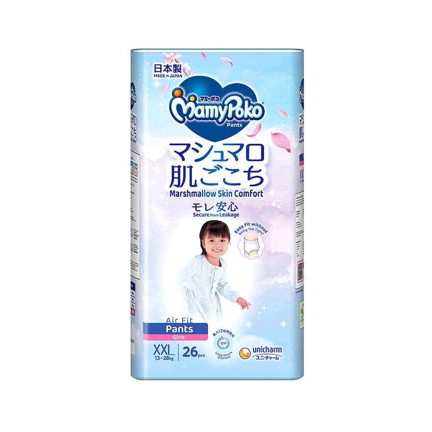MAMYPOKO Baby Diapers Airfit Girl Pants XXL26