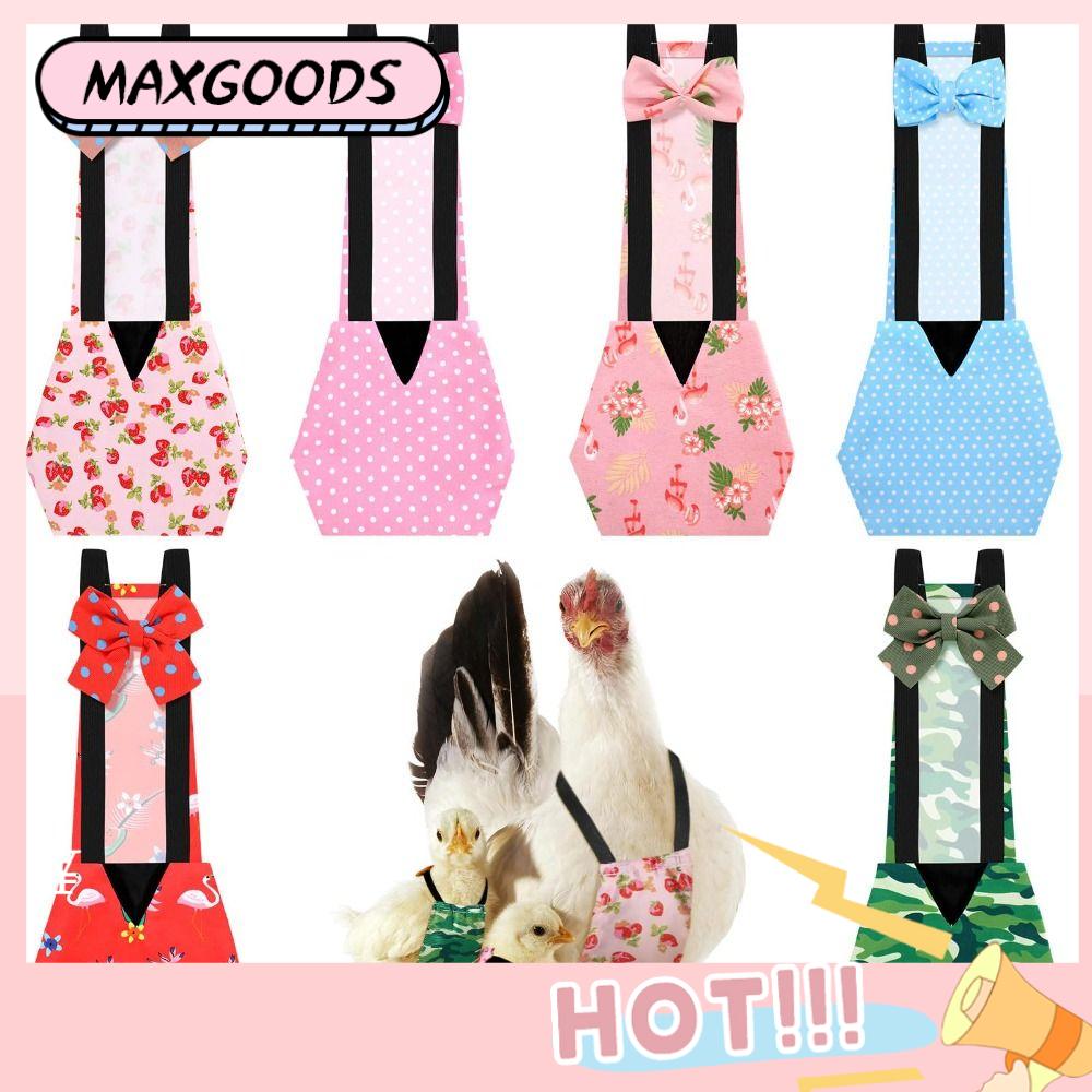 MAXG Có thể tái sử dụng Tã cho gia cầm Có thể điều chỉnh Cà vạt nơ Phụ kiện vịt Thoải mái Đồ dùng cho vịt Chăm sóc gia cầm