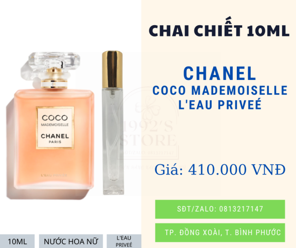 [Chiết 10ml ] CHANEL COCO MADEMOISELLE LEAU PRIVEÉ