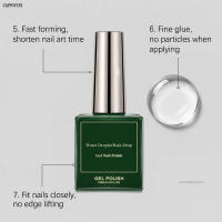 15ml 3D Water Drop Gel Nail Polish Clear Thick Builder-Gel để trang trí nghệ thuật móng tay hình giọt nước chân thực bằng đèn LED UV Cần thiết để tạo kiểu cho tiệc cưới hàng ngày AiOO-VN
