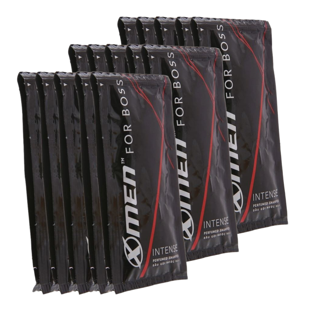 Set 48 gói dầu gội hương nước hoa Xmen For Boss 5g
