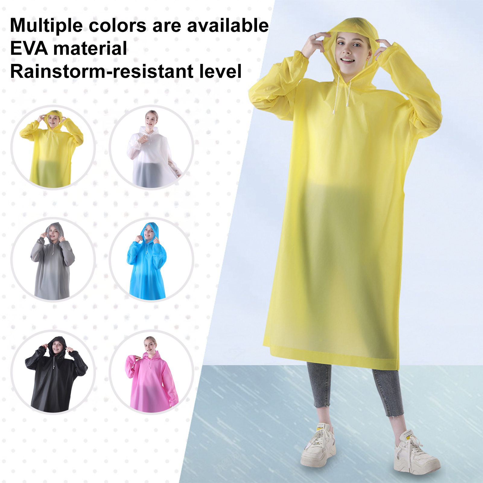 Meek fantisia không ướt áo khoác trùm đầu áo mưa không thấm nước không thấm nước xách tay Áo mưa trùm đầu cho các hoạt động ngoài trời hoàn hảo cho đạp xe đường dài và đi du lịch ở Châu Á