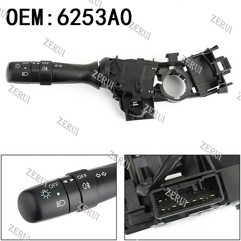 ZR For Interruptor de luz antiniebla, 84140-0H010, 84140-0H020, 6253A0, para Peugeot 107, Citroen C1, Toyota Aygo