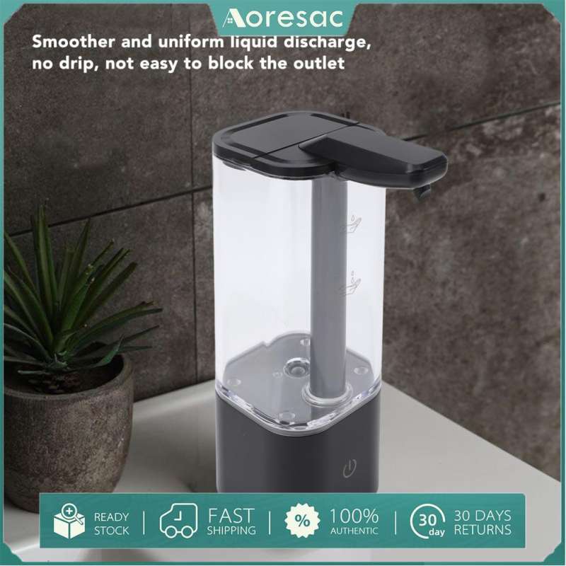 Aoresac máy xịt xà phòng tự động Điện Touchless Nước rửa chén bơm phân phối 550Ml Đa Năng Tốt Bọt Cho Nhà Bếp