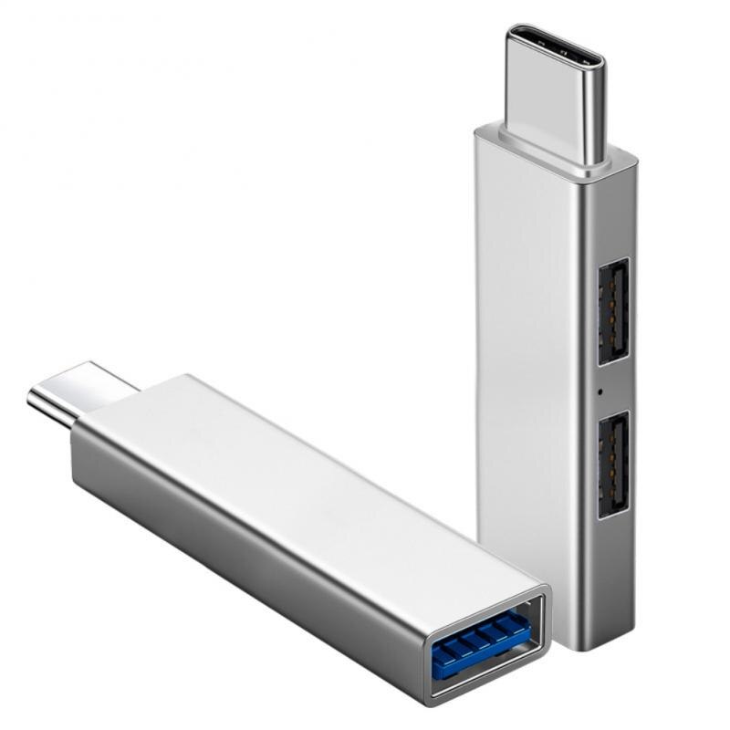 Hub trạm nối hợp kim kẽm xách tay phụ kiện văn phòng Type-C Extender Type-C Adapter máy tính để bàn phụ kiện USB C HUB