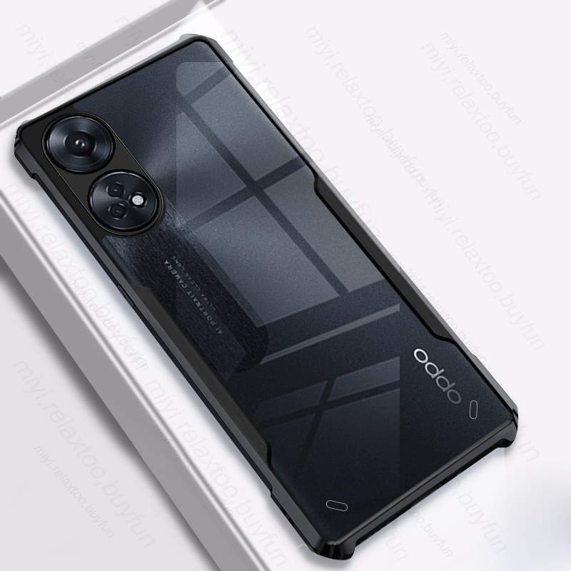 Ốp điện thoại cho OPPO A58 A78 NFC Oppo A 58 78 A78 4G 5g 2023 bằng nhựa Acrylic trong suốt Silicon mềm Ốp chống sốc nhựa TPU mềm Vỏ lưng bảo vệ