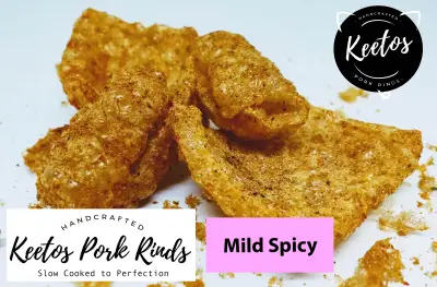 Keetos Pork Rinds - Spicy Mala (麻辣) (Keto Friendly) (Mild Spicy Version)