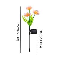FOUNDTWO Thiết kế chống nước Đèn LED năng lượng  trời Chất lượng cao Hoa thực tế Đèn hoa phát sáng Trang trí sân vườn Thân cây phát sáng Đèn năng lượng  trời LED Sử dụng ngoài trời