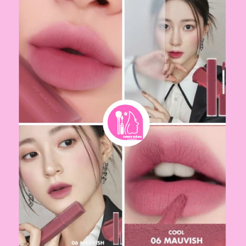 Son Kem Lì Romand Blur Fudge Tint 06 Mauvish Màu Hồng lạnh trầm