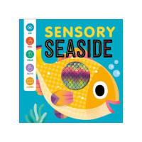 Seaside Sensory Hardcover Board Book with Mindful Sensory Activity To Learn