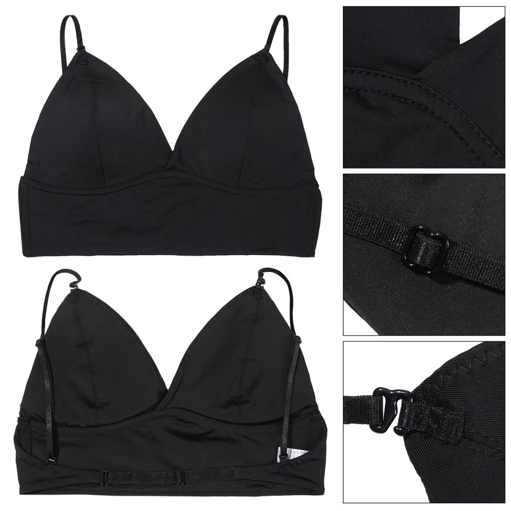 Mdafwh Mùa Hè Cho Ngực Nhỏ Bralette Đồ Lót Cho nội y phụ nữ áo ngực hở lưng lụa băng