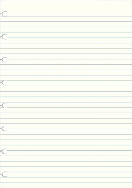 Filofax A5 Notebook refill - ruled paper white by (UK edition paperback)