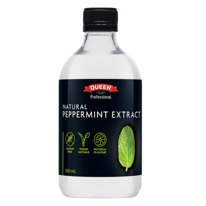 [Chai lớn 500ml] CHIẾT XUẤT BẠC HÀ / QUẢ HẠNH TỰ NHIÊN Queen Natural Extract, PEPPERMINT / ALMOND