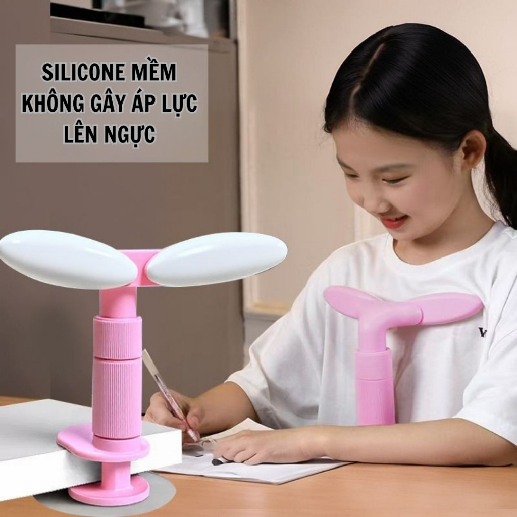 Giá Đỡ Ngực Chống Cận Thị Cho Bé, Hỗ Trợ Chỉnh Tư Thế Ngồi Học, Ngăn Cong Vẹo Cột Sống, Đỡ Cằm Tiện Lợi An Toàn Shoplinhlakesi