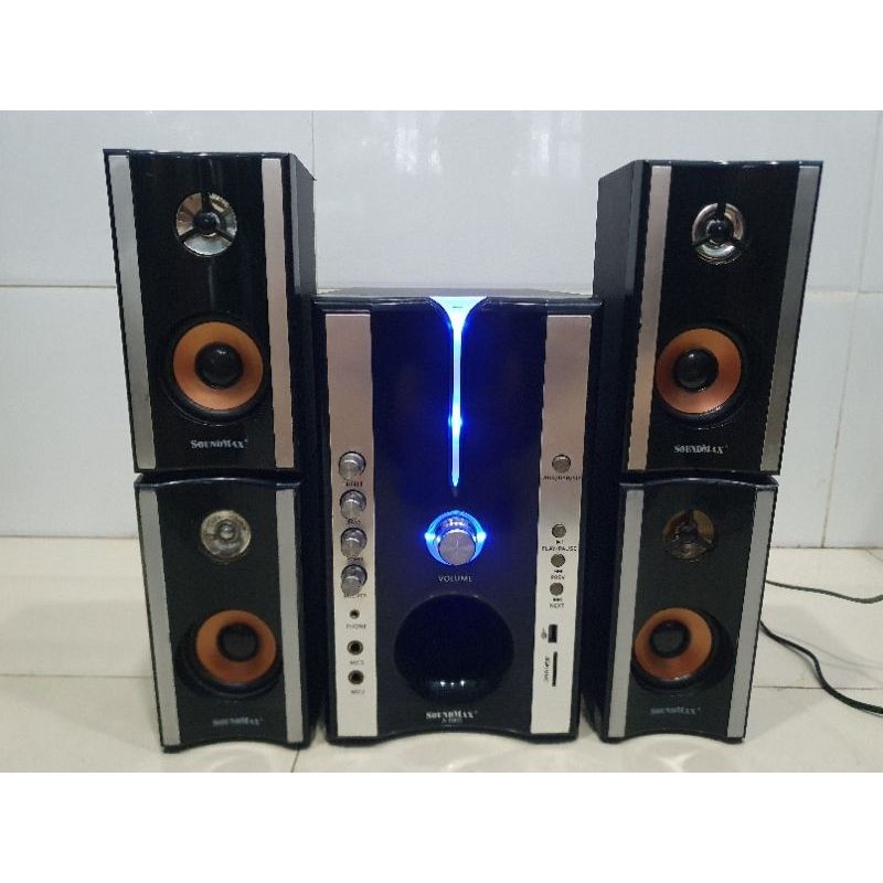 Loa vi tính Soundmax A8900 4.1 đã qua sử dụng tặng kèm jack kết nối [Tặng Dây AV 3.5] khách nhớ lưu mã giảm giá và FSM trước khi chốt đơn ạ