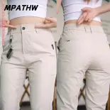 MPATHW  Quần âu nam mùa thu mới, thoải mái thoáng khí, phong cách kinh doanh, dáng thẳng