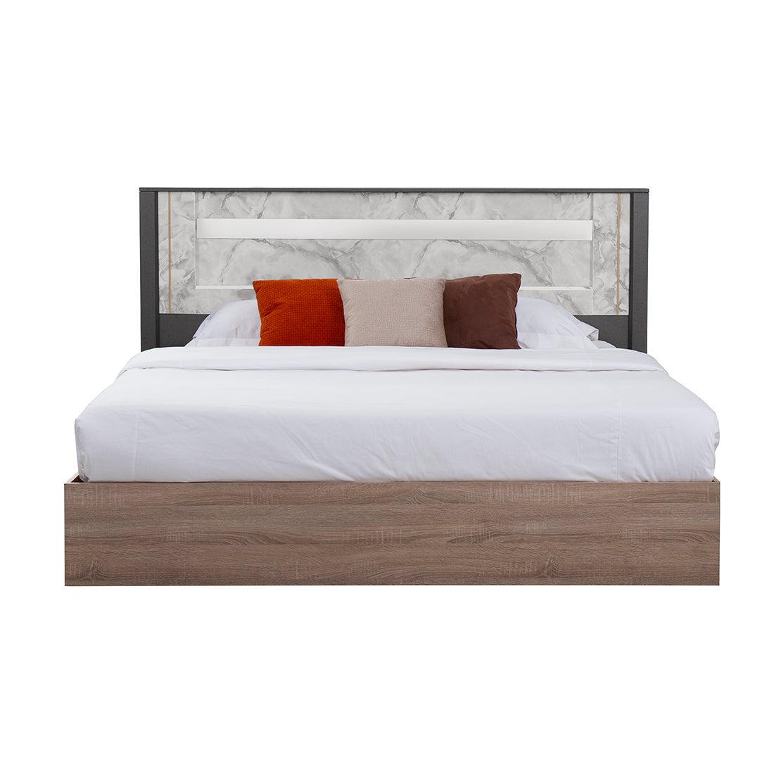 Looms เตียง 6 ฟุต รุ่น Wishy สีไม้อ่อน (200x212x110 ซม.) ราคา 5,700 บาท*ส่งฟรี