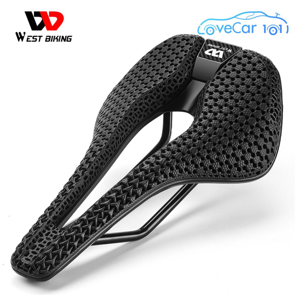3D Printed Saddle Shock Absorption Racing Saddle Streamlined Ergonomic Design Elastic Grid Rebound Structure for Outdoor ราคา 3,774 บาท*ส่งฟรี