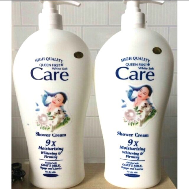 (2 chai) Sữa tắm dê 1200ml...- 1 chai sữa tắm care 9x thơm