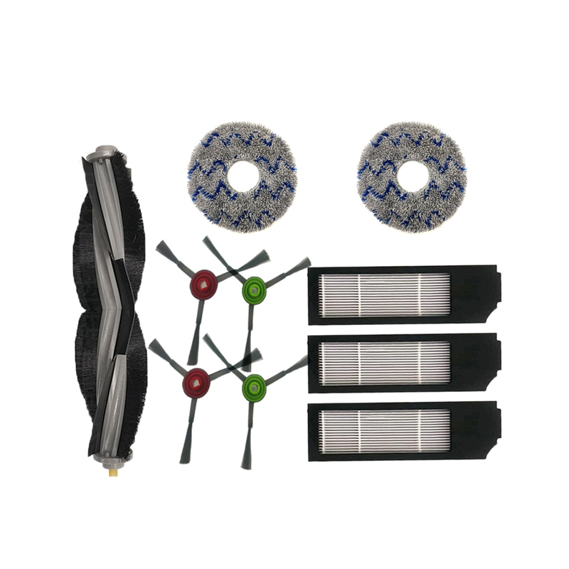 Vacuum Cleaner Main Side Brush Filter Rag Mop for T10 Turbo Replacement Accessories Set